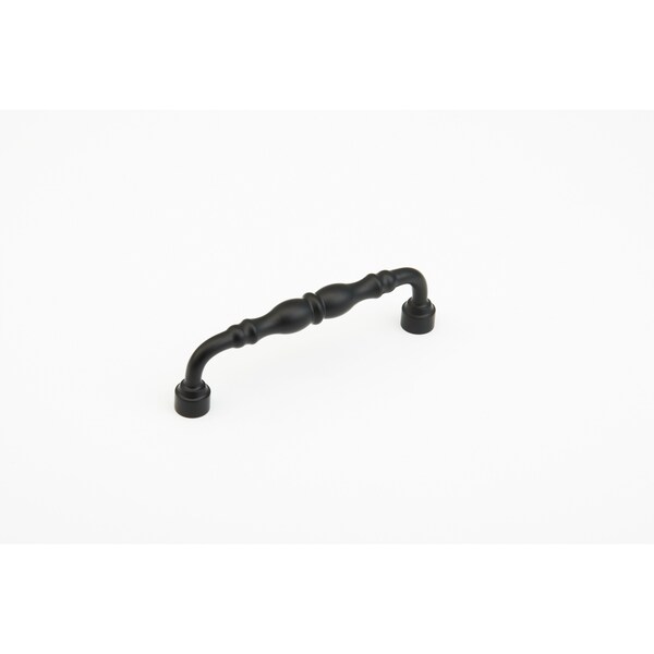 Schaub 6in Center to Center Colonial Cabinet Pull Flat Black Finish - 748-FB