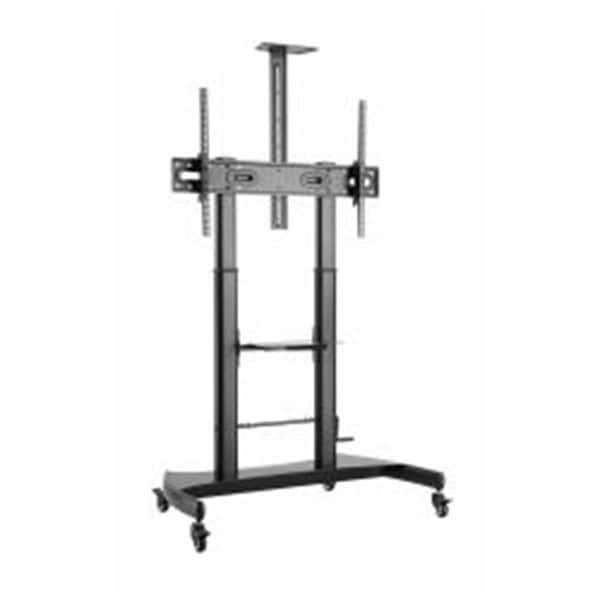 V7 Height Adjustable Pro Tv Cart - Up To 100 in. Display - Black - TVCART2