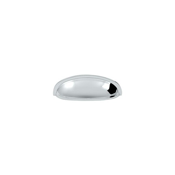 Deltana K407U26 Elongated Shell Pull Polished Chrome, 10PK - K407U26-XCP10