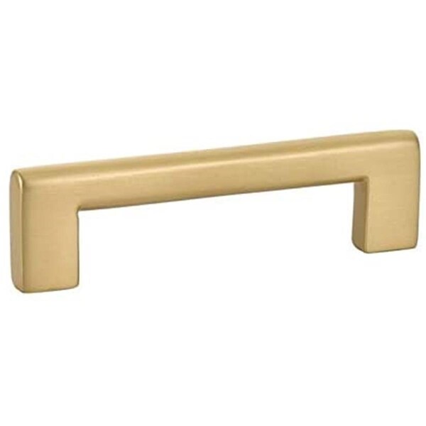 Patioplus 8 in. Center to Center Trail Cabinet Pull, Satin Brass - PA2177973