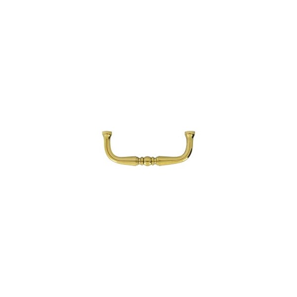Deltana PCT300U33 Traditional Wire Pull Polished Brass, 10PK - PCT300U3-XCP10