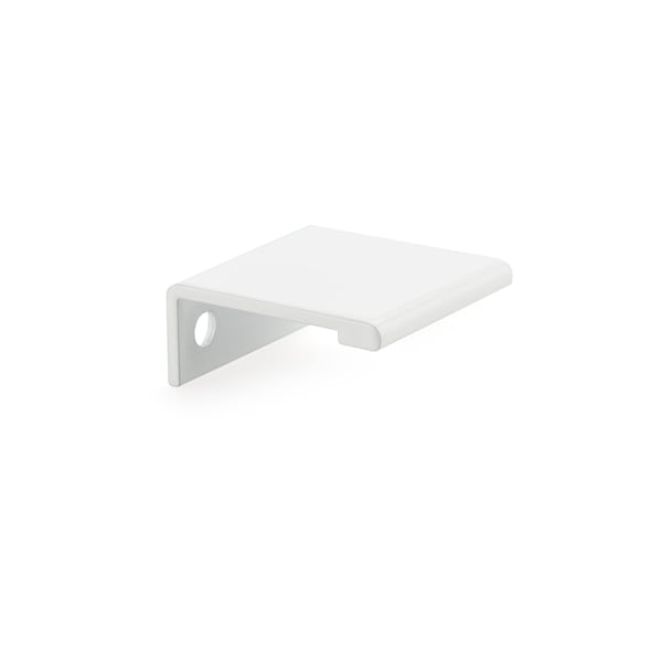 Richelieu 1 in (25 mm) Center-to-Center White Contemporary Drawer Edge Pull - BP98982530
