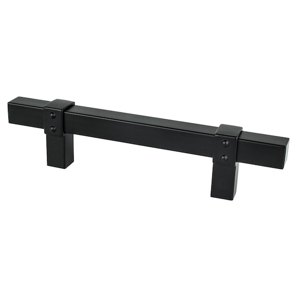 Escenario 96 mm Center to Center Rivet Rebel Cabinet Pull, Matte Black - ES3342538