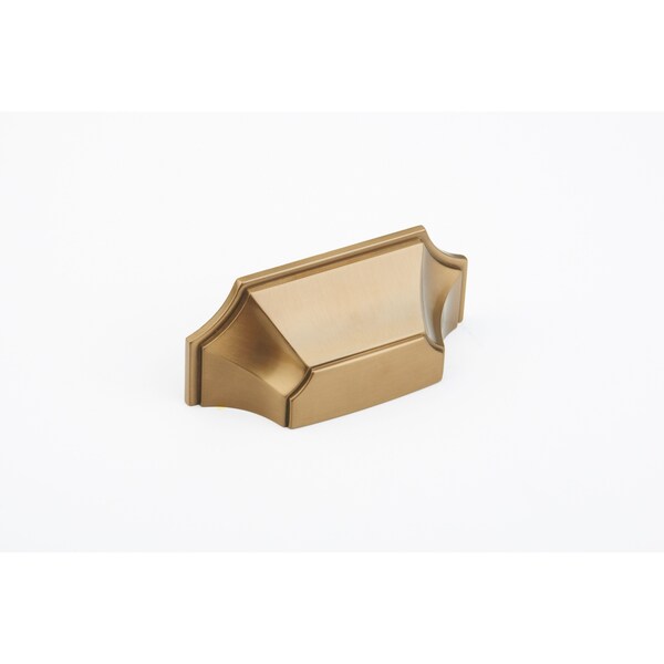 Schaub 3in Center to Center Empire Cup Pull Brushed Bronze Finish - 878-BBZ