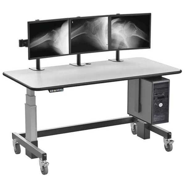 Afc Industries Computer Workstation, 28 to 47" H x 84" W - ST8430_B_ST_3FZ_C_01
