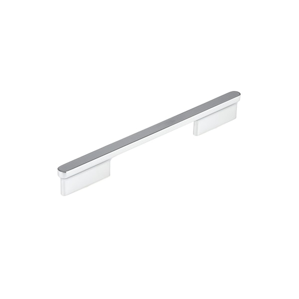 Richelieu 6 5/16 in (160 mm) Center-to-Center Chrome Contemporary Cabinet Pull - 8636160140