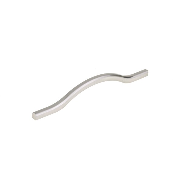 Richelieu 5 1/16 in (128 mm) Center-to-Center Brushed Nickel Contemporary Drawer Pull - BP8777128195