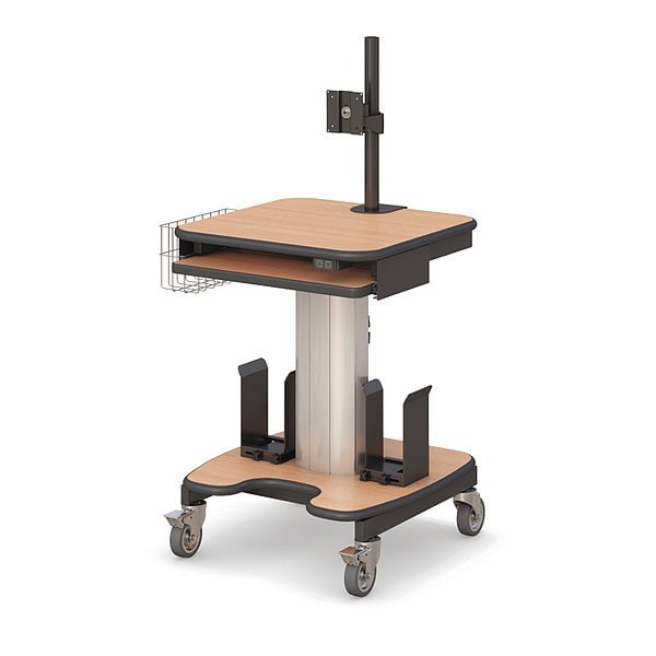 Afc Industries Medical Computer Desk Cart on Wheels - 772221G