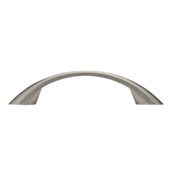 Richelieu 3-3/4 in. (96 mm) Center-to-Center Pewter Contemporary Drawer Pull - BP65017142