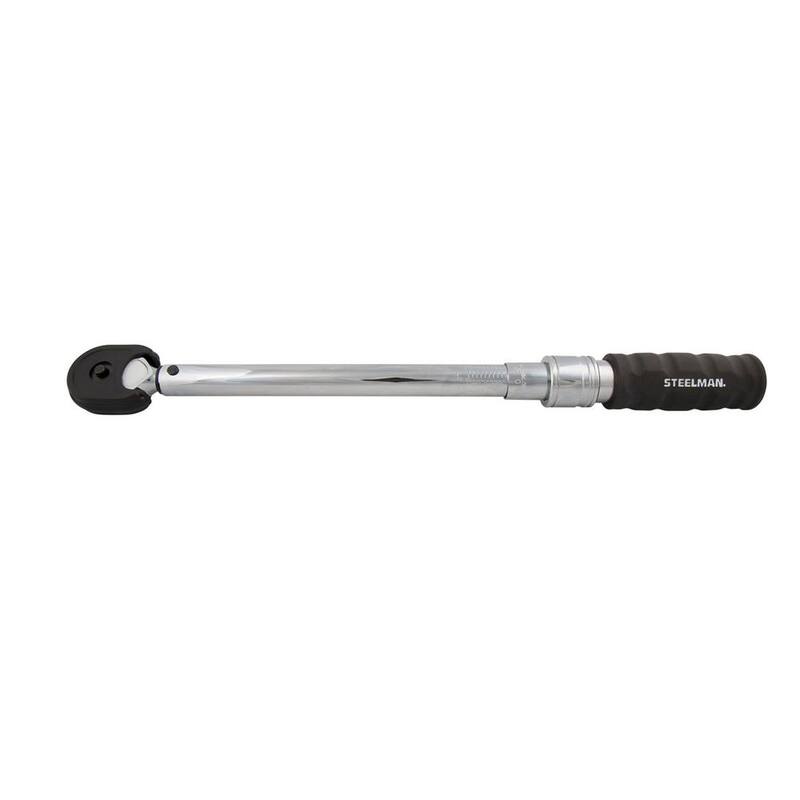 STEELMAN 3/8 in. Drive 10-100 ft-lb Micro-Adjustable Torque Wrench - 301497