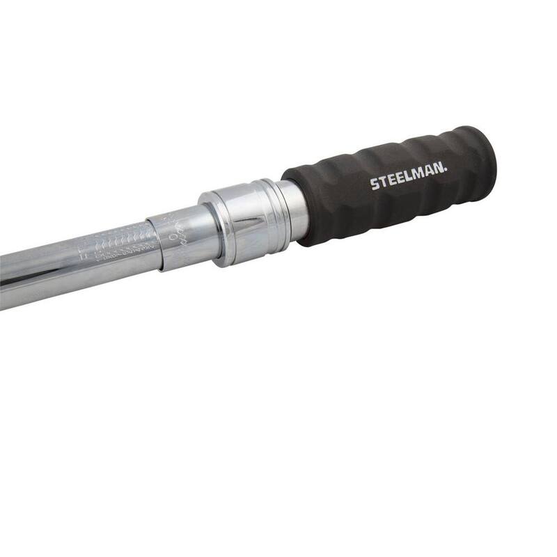 STEELMAN 3/8 in. Drive 10-100 ft-lb Micro-Adjustable Torque Wrench - 301497