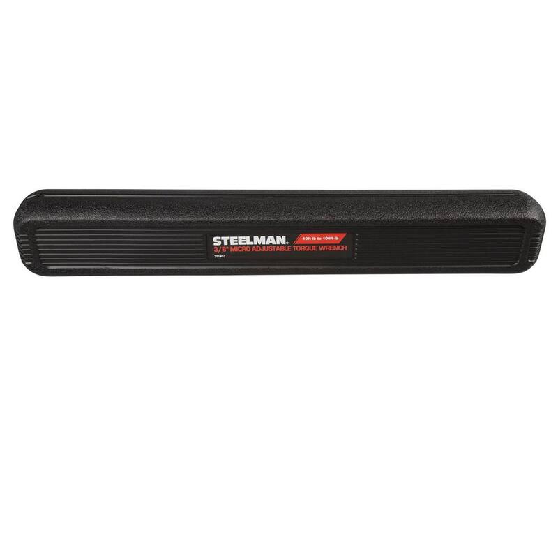 STEELMAN 3/8 in. Drive 10-100 ft-lb Micro-Adjustable Torque Wrench - 301497
