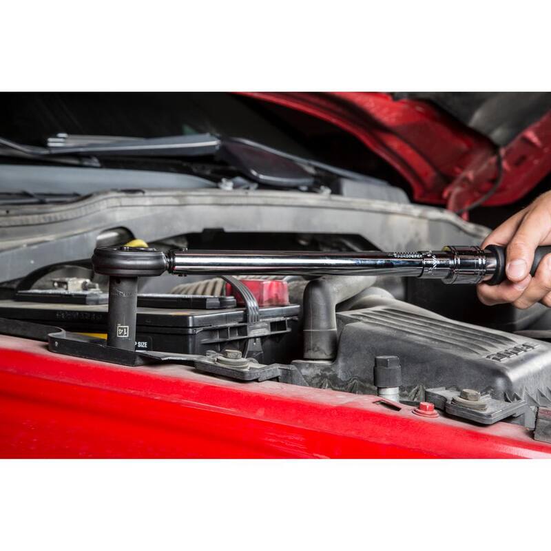 STEELMAN 3/8 in. Drive 10-100 ft-lb Micro-Adjustable Torque Wrench - 301497
