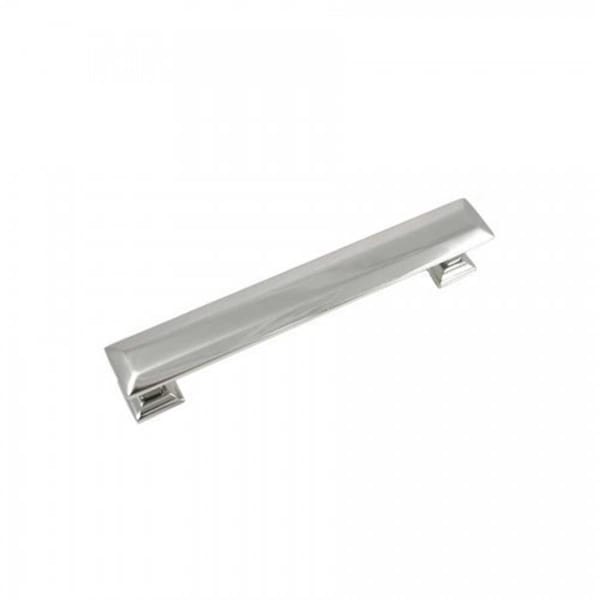 Perfectpatio 5 in. Polished Nickel Poise Cabinet Pull with Back Plate - PE533401