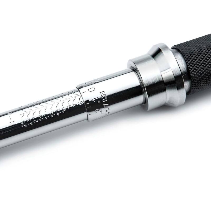 GEARWRENCH 9 mm x 12 mm Preset Interchangeable Head Torque Wrench (5-25 Nm) - 89461