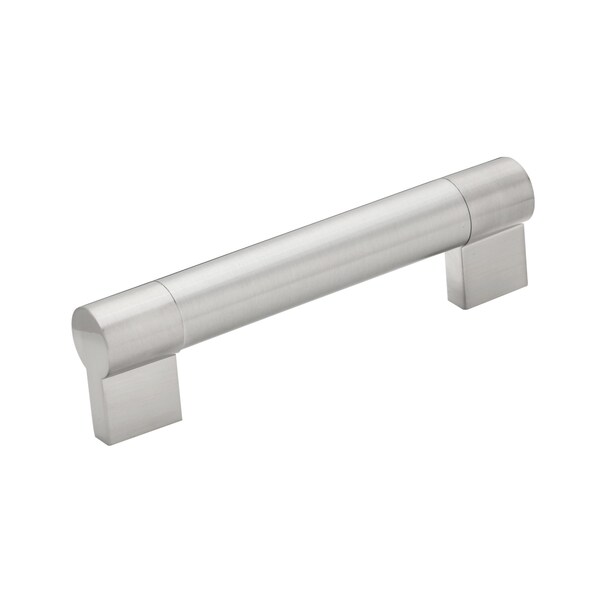 Richelieu 5-1/16 in. (128 mm) Center-to-Center Brushed Nickel Contemporary Drawer Pull - BP500128195