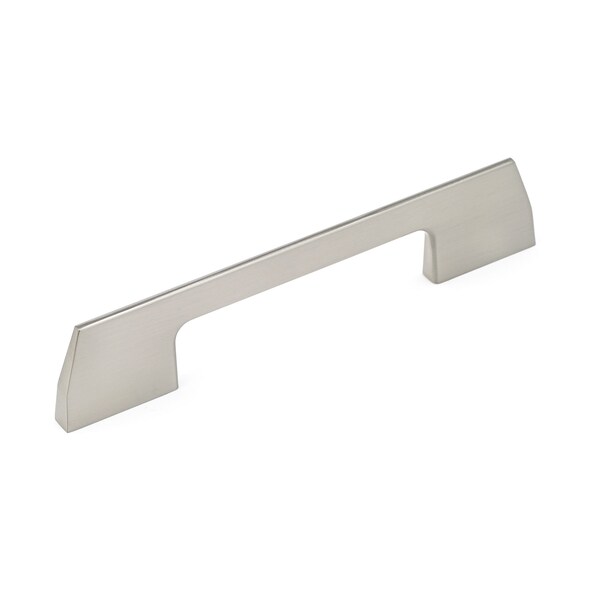 Richelieu 3-3/4 in. (96 mm) Center-to-Center Brushed Nickel Contemporary Drawer Pull - BP7125096195