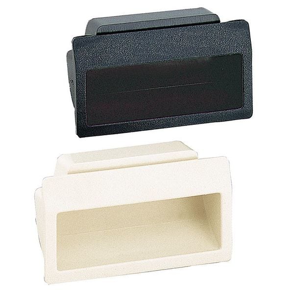Lamp Recessed Pull Handle, Snap-In, ABS, Matte, Matte, Snap-in - AT-70-BR