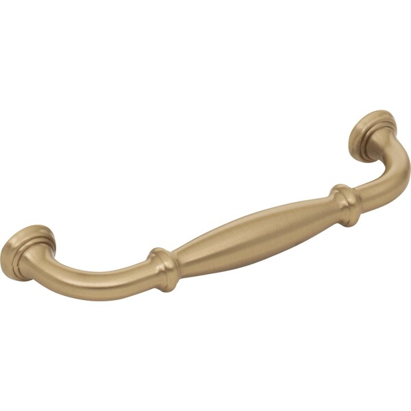 Jeffrey Alexander 128 mm Center-to-Center Satin Bronze Tiffany Cabinet Pull - 658-128SBZ