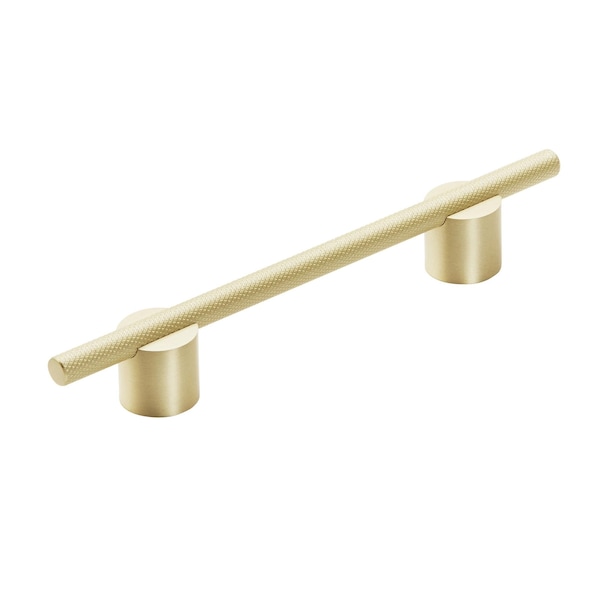Amerock Transcendent 5-1/16 in 128 mm Center-to-Center Matte Gold Cabinet Pull - BP7414128MGMG
