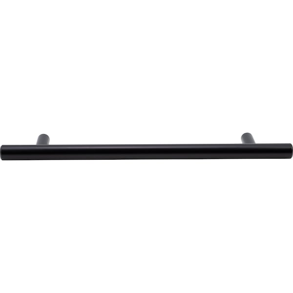 Designperfect 6-5/16'' Center-to-Center Bar Pull, Matte/Flat Black, 25PK - DPA25T205BLK