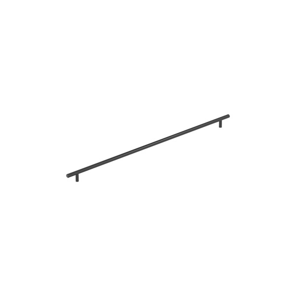 Amerock Bar Pulls 25-3/16 inch 640mm Center-to-Center Black Bronze Cabinet Pull - BP19018BBR