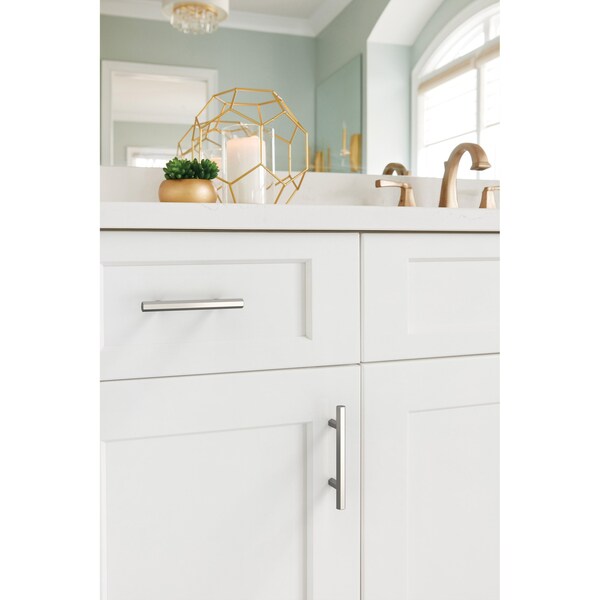 Amerock Caliber 3 inch 76mm Center-to-Center Polished Chrome Cabinet Pull - BP3736526