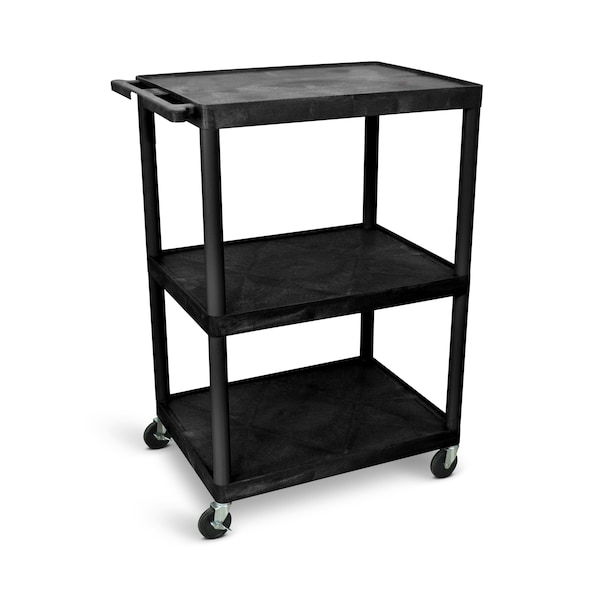 Luxor 48"H AV Cart - Three Shelves - LP48-B
