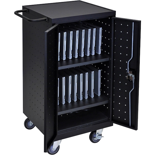 Luxor 18-Laptop / Chromebook Charging Cart - LLTP18-B