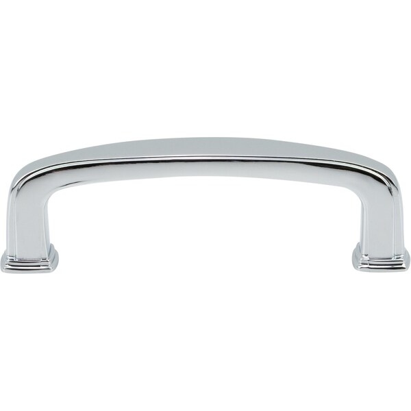 Designperfect 3'' Center-to-Center Handle Pull, Polished Chrome, 10PK - DPA10S872PC