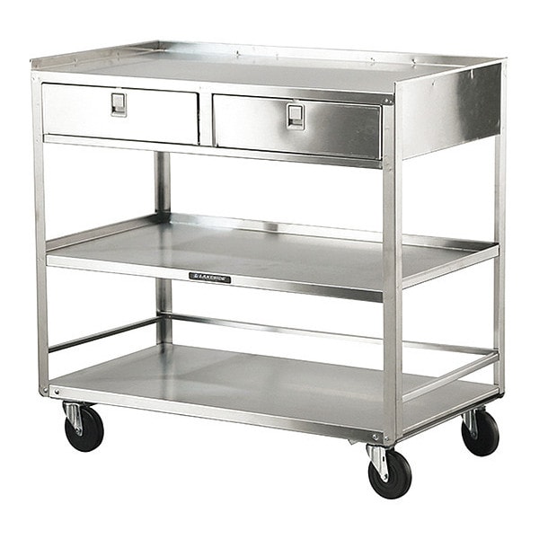 Lakeside Stainless Steel Equipment Stand, (2)Drawers, (3)Shelves-500 lb Capacity - 474