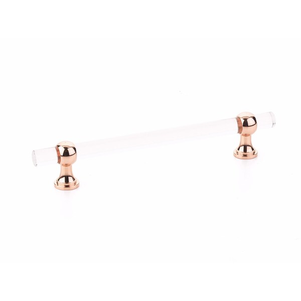 Schaub 6in Center to Center Lumiere Transitional Cabinet Pull Bright Brass Finish - 416-03