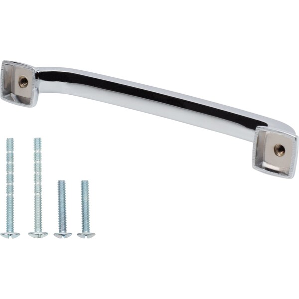 Designperfect 5-1/16'' Center-to-Center Handle Pull, Polished Chrome - DPA-S34PC