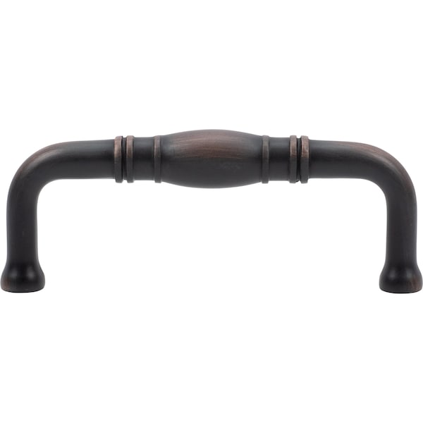 Designperfect 3'' Center-to-Center Handle Pull, Brushed Oil Rubbed Bronze, 25PK - DPA25R572ORB