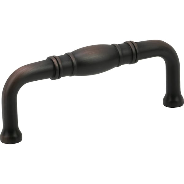 Designperfect 3'' Center-to-Center Handle Pull, Brushed Oil Rubbed Bronze, 25PK - DPA25R572ORB
