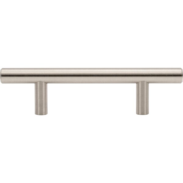 Designperfect 3'' Center-to-Center Cabinet Bar Pull, Brushed Satin Nickel, 25PK - DPA25T202SNB