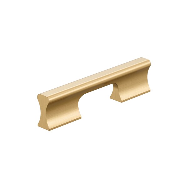 Amerock Status 3 inch or 3-3/4 inch 76mm or 96mm Center-to-Center Champagne Bronze Cabinet Pull - BP36837CZ