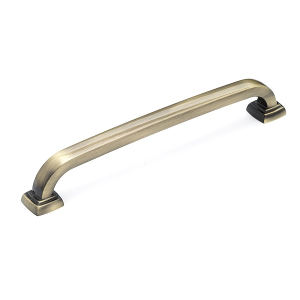 Richelieu 6-5/16 in. (160 mm) Center-to-Center Antique English Transitional Drawer Pull - BP815160AE
