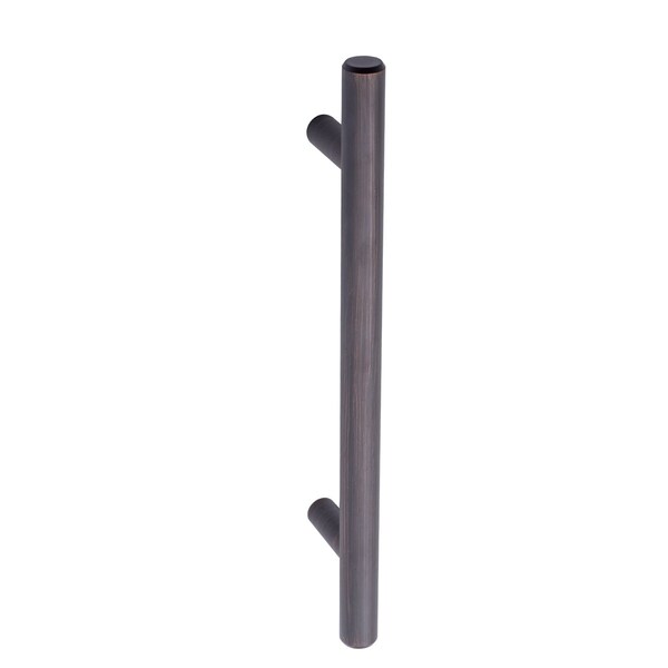 South Main Hardware 5 in. (127 mm) Oil Rubbed Bronze Modern Straight Euro Style Bar Cabinet Pull (10PK) - SH505-OR-10