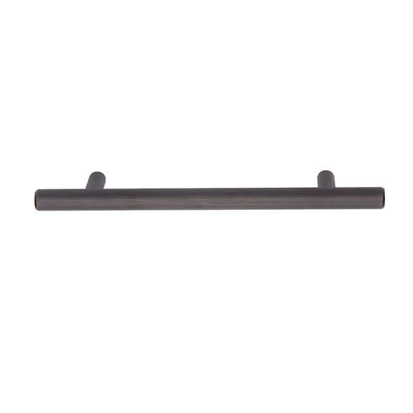 South Main Hardware 5 in. (127 mm) Oil Rubbed Bronze Modern Straight Euro Style Bar Cabinet Pull (10PK) - SH505-OR-10