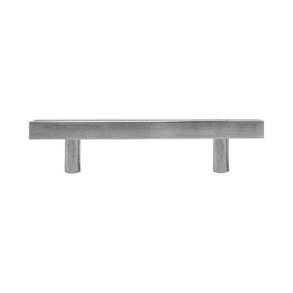 Laurey 96mm Square Bar Pull - Wynwood - Satin Nickel - 12459
