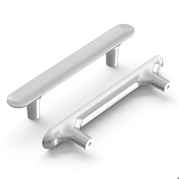 Hickory Hardware Maven Collection Pull 3-3/4 Inch 96mm Center to Center Chrome Finish - H078779CH