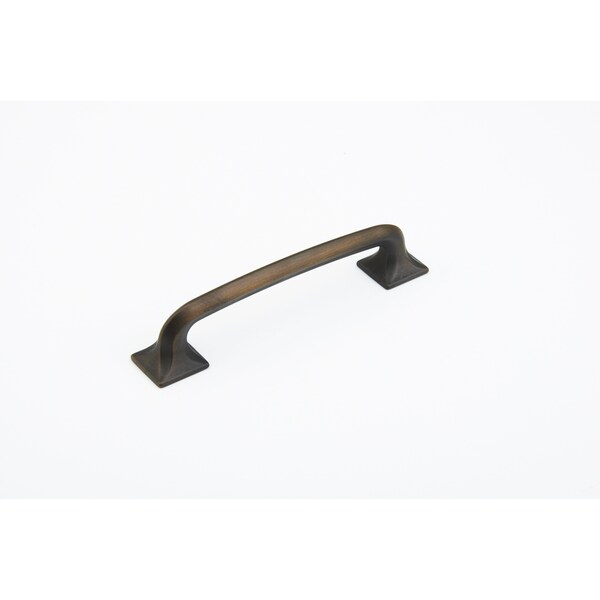Schaub 5in Center to Center Northport Square Cabinet Pull Ancient Bronze Finish - 216-ABZ