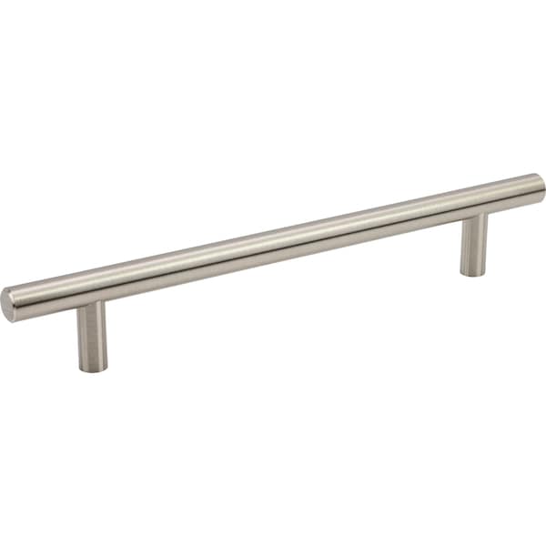 Designperfect 6-5/16'' Center-to-Center Cabinet Bar Pull, Brushed Satin Nickel, 10PK - DPA10T205SNB