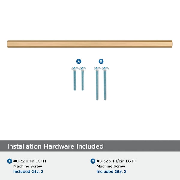 Amerock Caliber 8-13/16 inch 224mm Center-to-Center Champagne Bronze Cabinet Pull - BP36959CZ