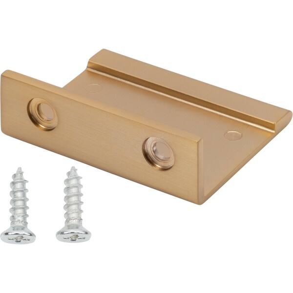 Designperfect 1-1/4'' Center-to-Center Tab Pull, Champagne Bronze/Gold - DPA-F421CBZ