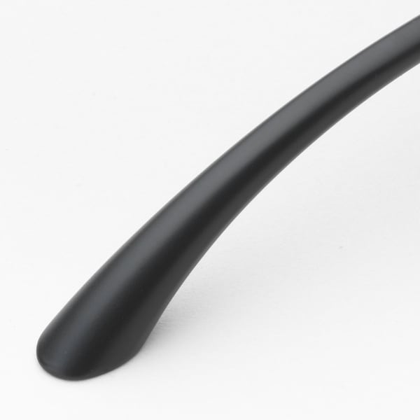 Gliderite Hardware 5 in. Center to Center Matte Black Arched Cabinet Pull - 2022-MB, 25PK - 2022-MB-25