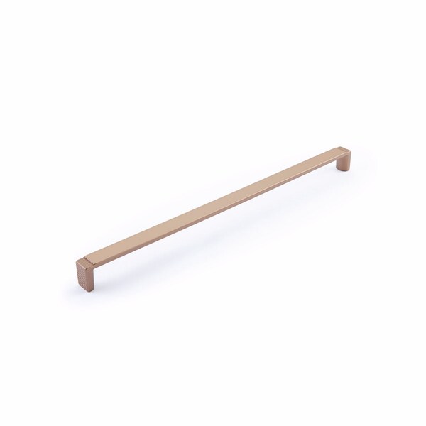 Schaub 12-5/8in Center to Center Quadrato Wide Cabinet Pull Satin Bronze Finish - 20018-SBZ