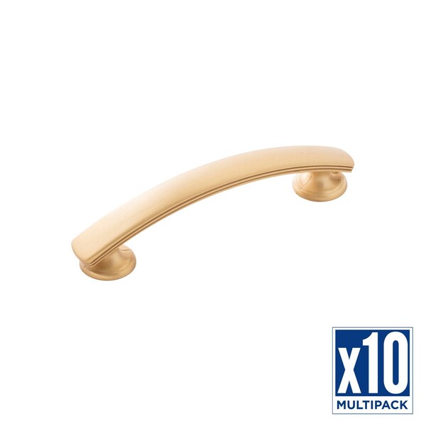 Hickory Hardware Pull 3-3/4 Inch (96mm) Center to Center, 10PK - P2141-VB-10B