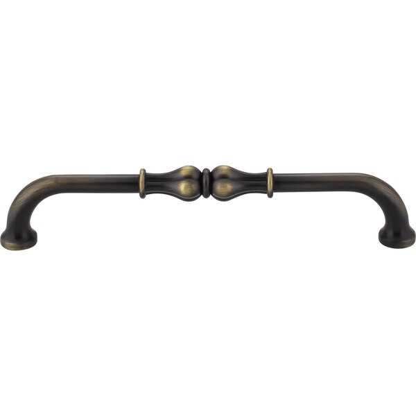 Jeffrey Alexander 160 mm Center-to-Center Antique Brushed Satin Brass Bella Cabinet Pull - 818-160ABSB